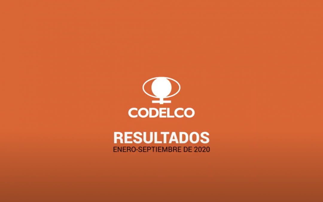 US$ 1.124 millones de excedentes generó Codelco entre enero y septiembre, 86% más que en el mismo período de 2019